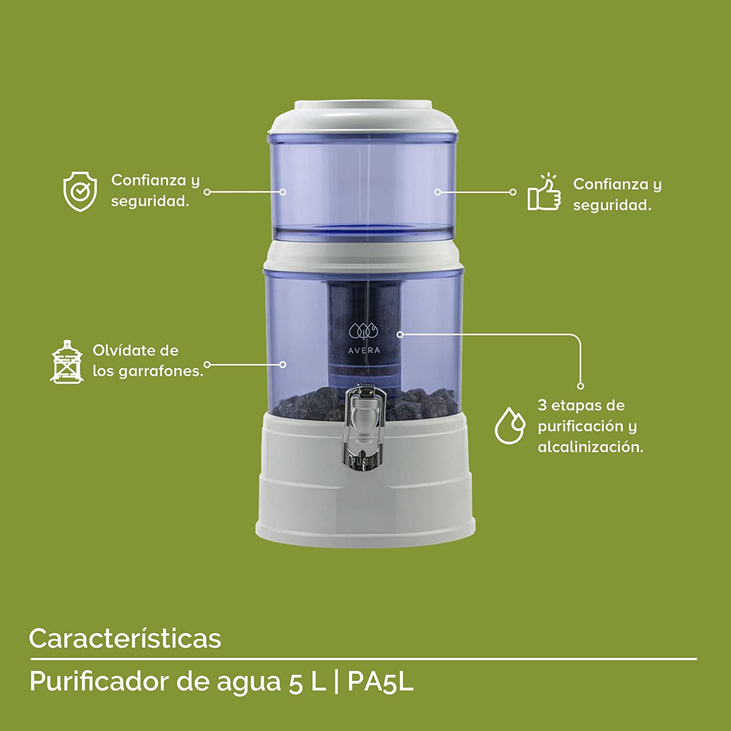 Descripcion purificador avera 5L