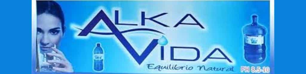 Logo purificadora de agua alka vida